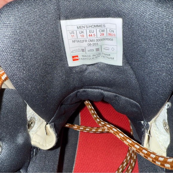 The North Face Men's Back-To-Berkeley Mid Winter Boots Vintage White 11 - Picture 8 of 8